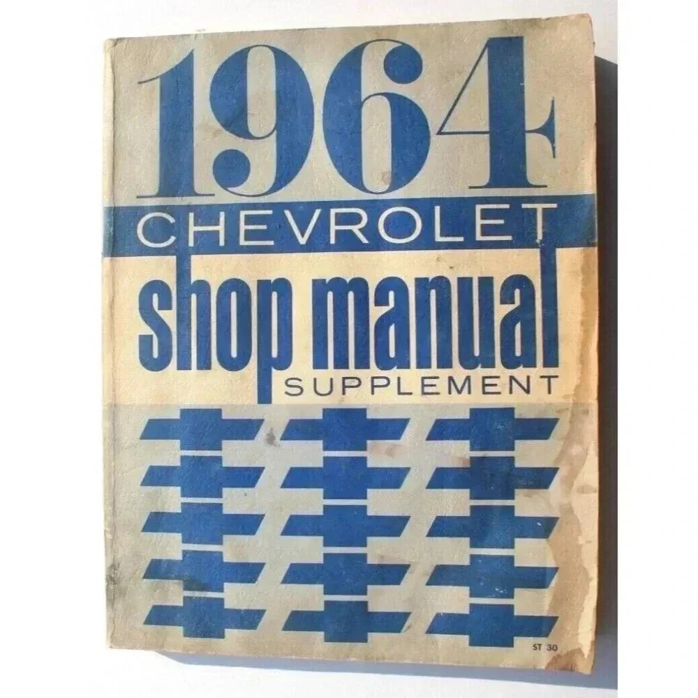 Vintage 1964 Chevrolet Dealer Service Shop Manual Supplement Biscayne Bel Air